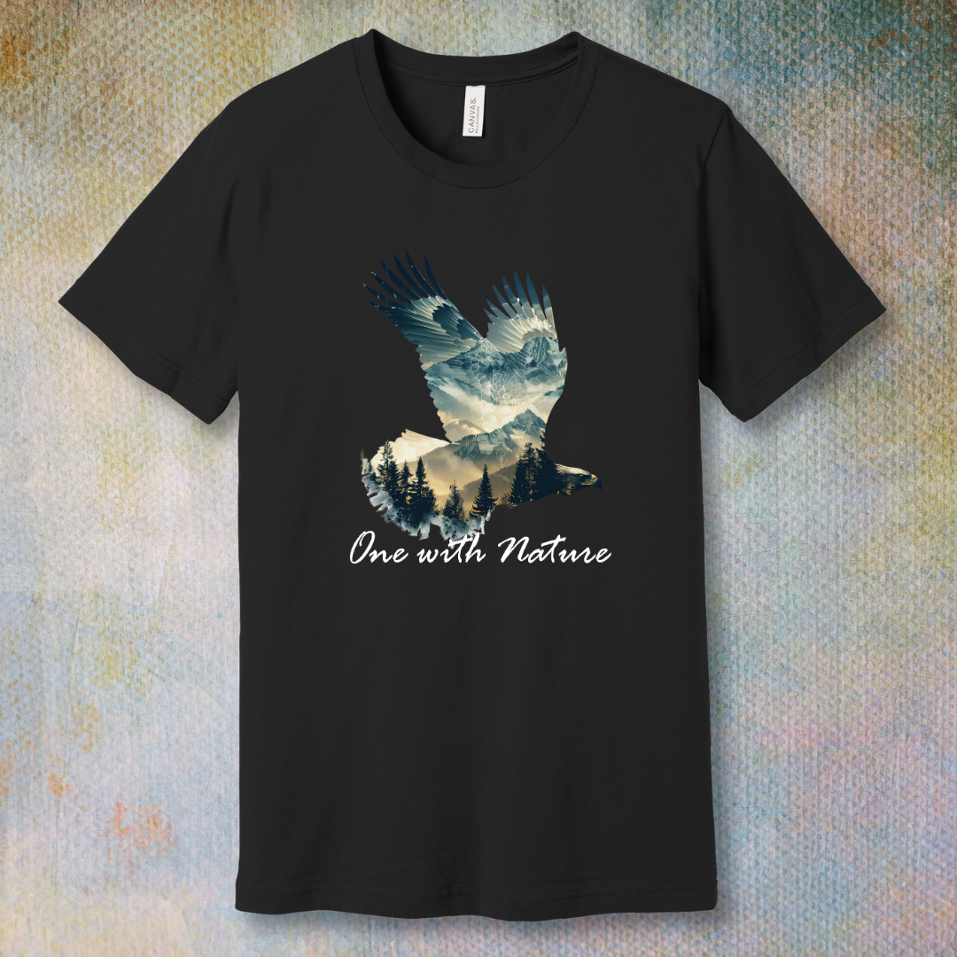 One with nature - Eagle - T-shirt