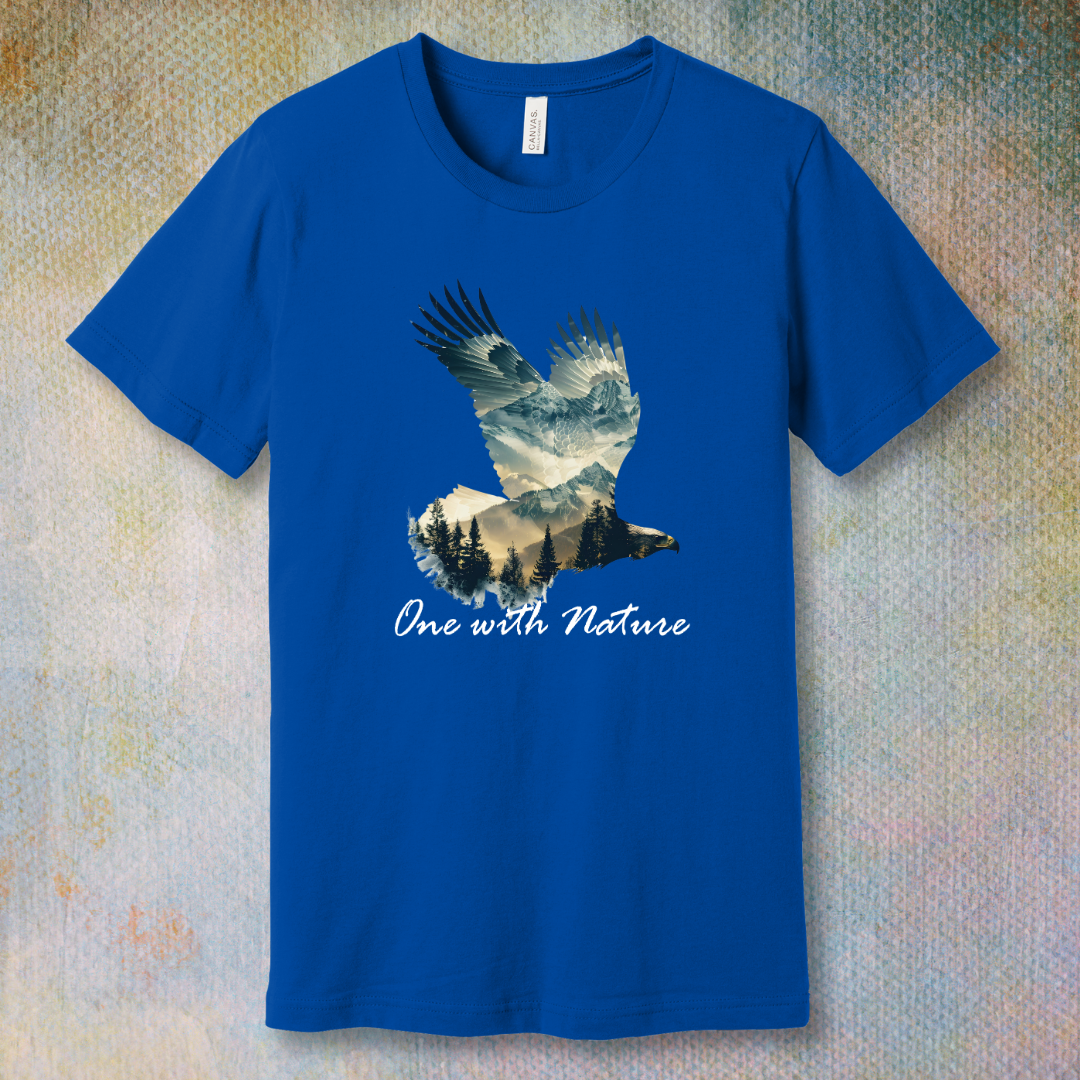 One with nature - Eagle - T-shirt