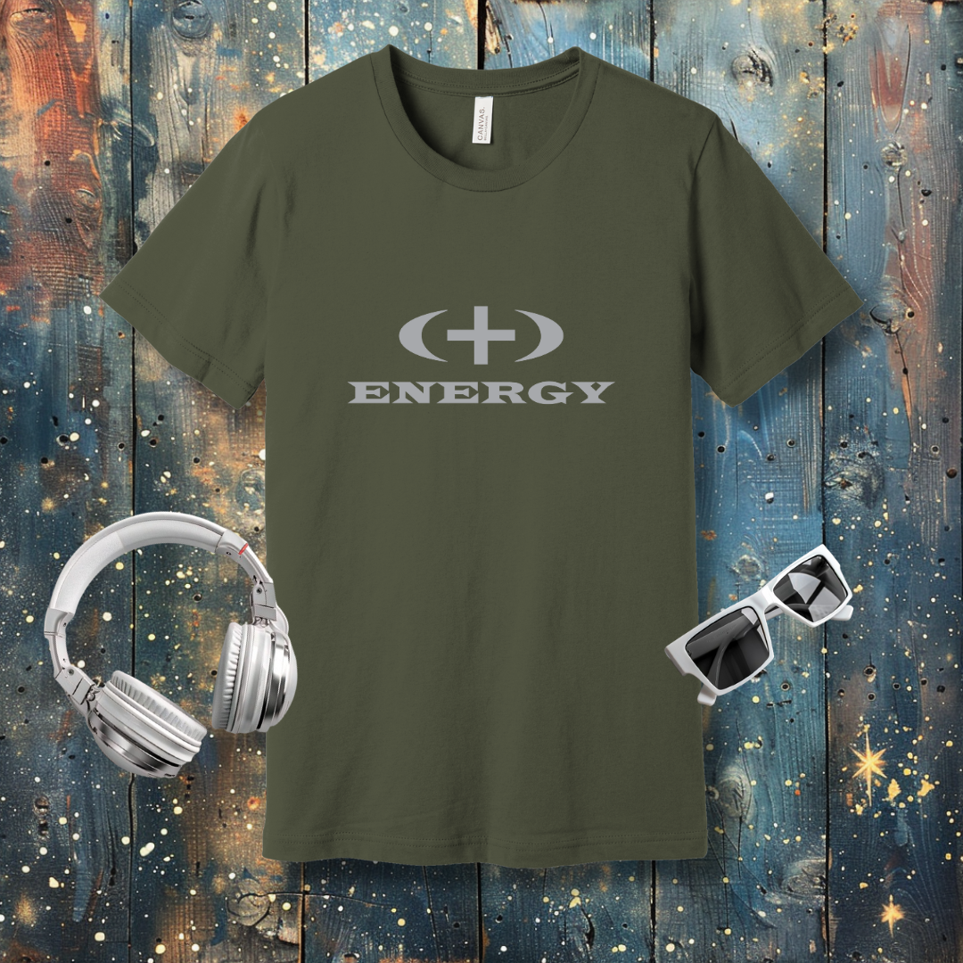 Positive Energy-Gray - T-shirt