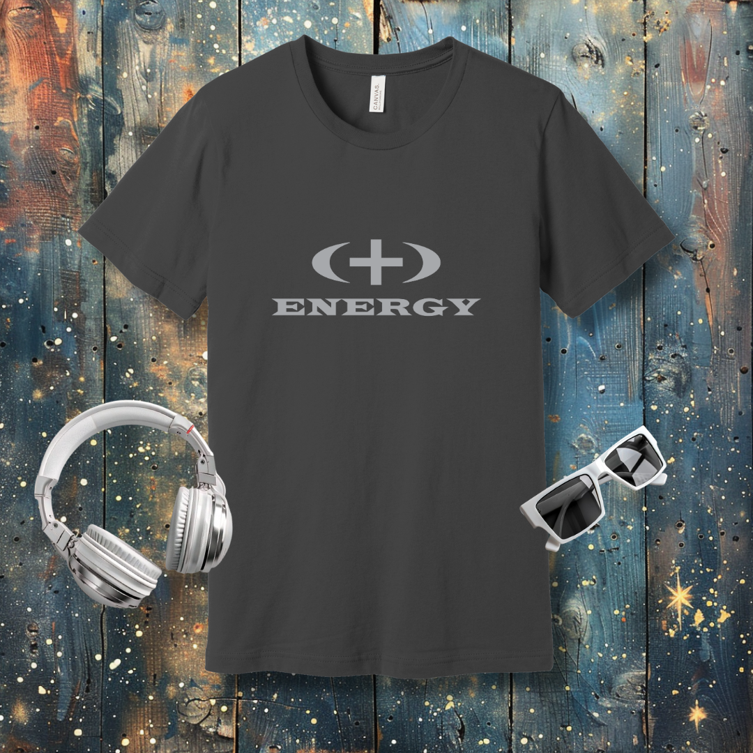 Positive Energy-Gray - T-shirt