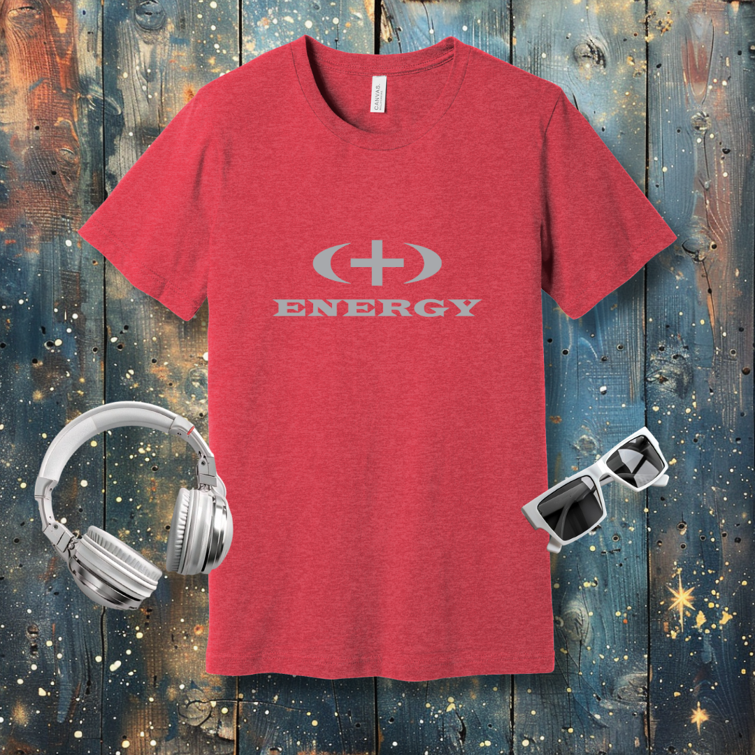 Positive Energy-Gray - T-shirt