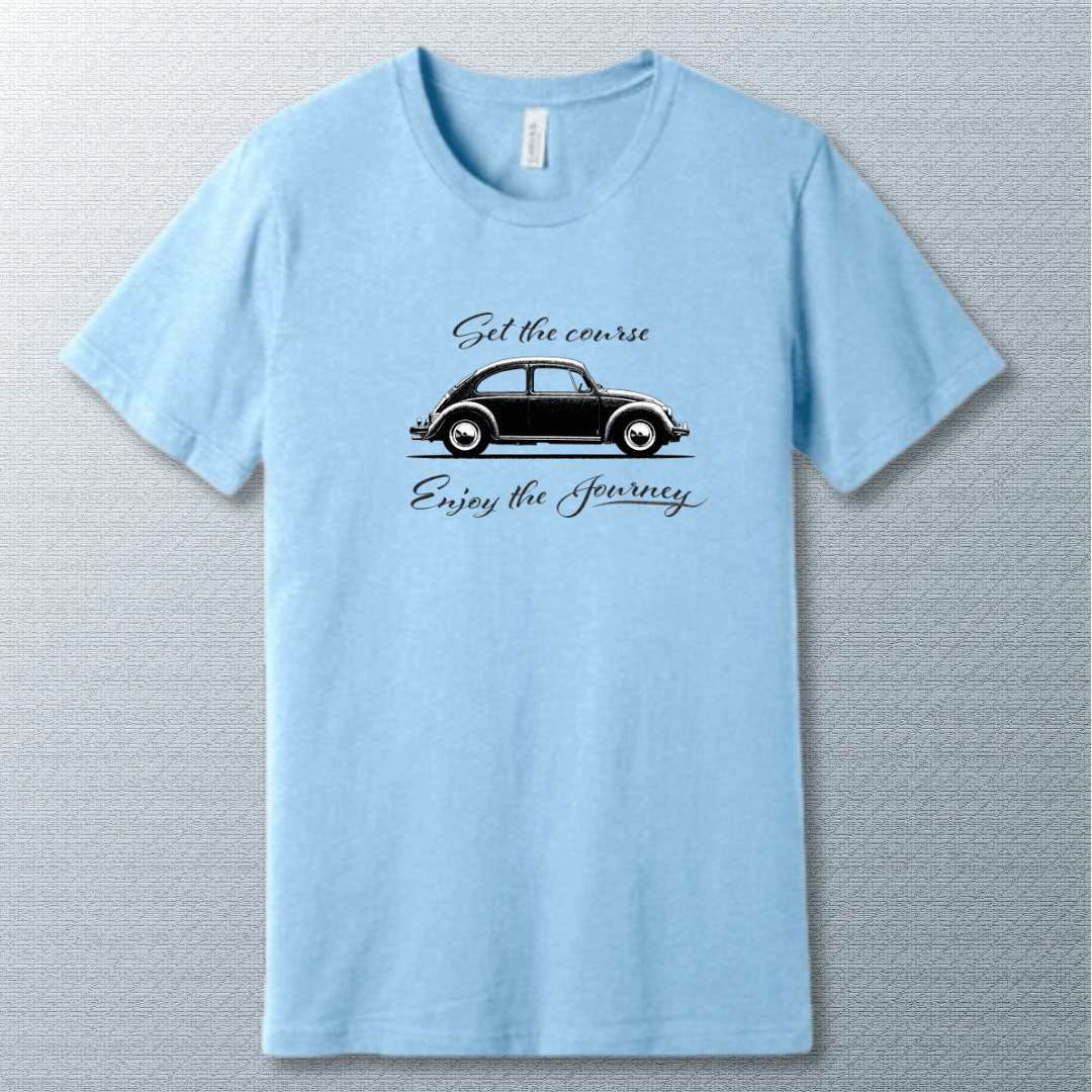 Set the Course T-Shirt – Enjoy the Journey Design
