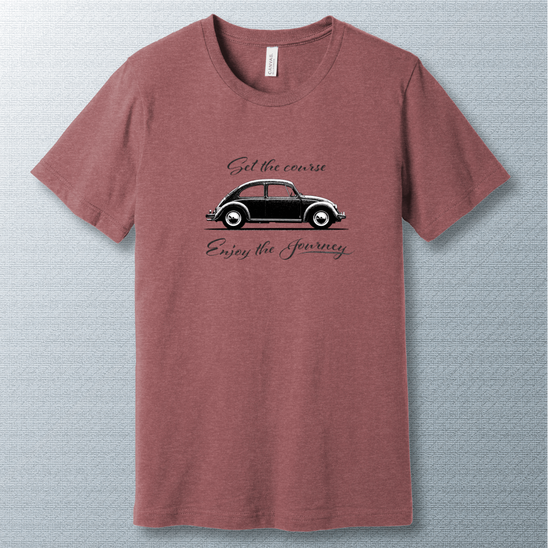 Set the Course T-Shirt – Enjoy the Journey Design