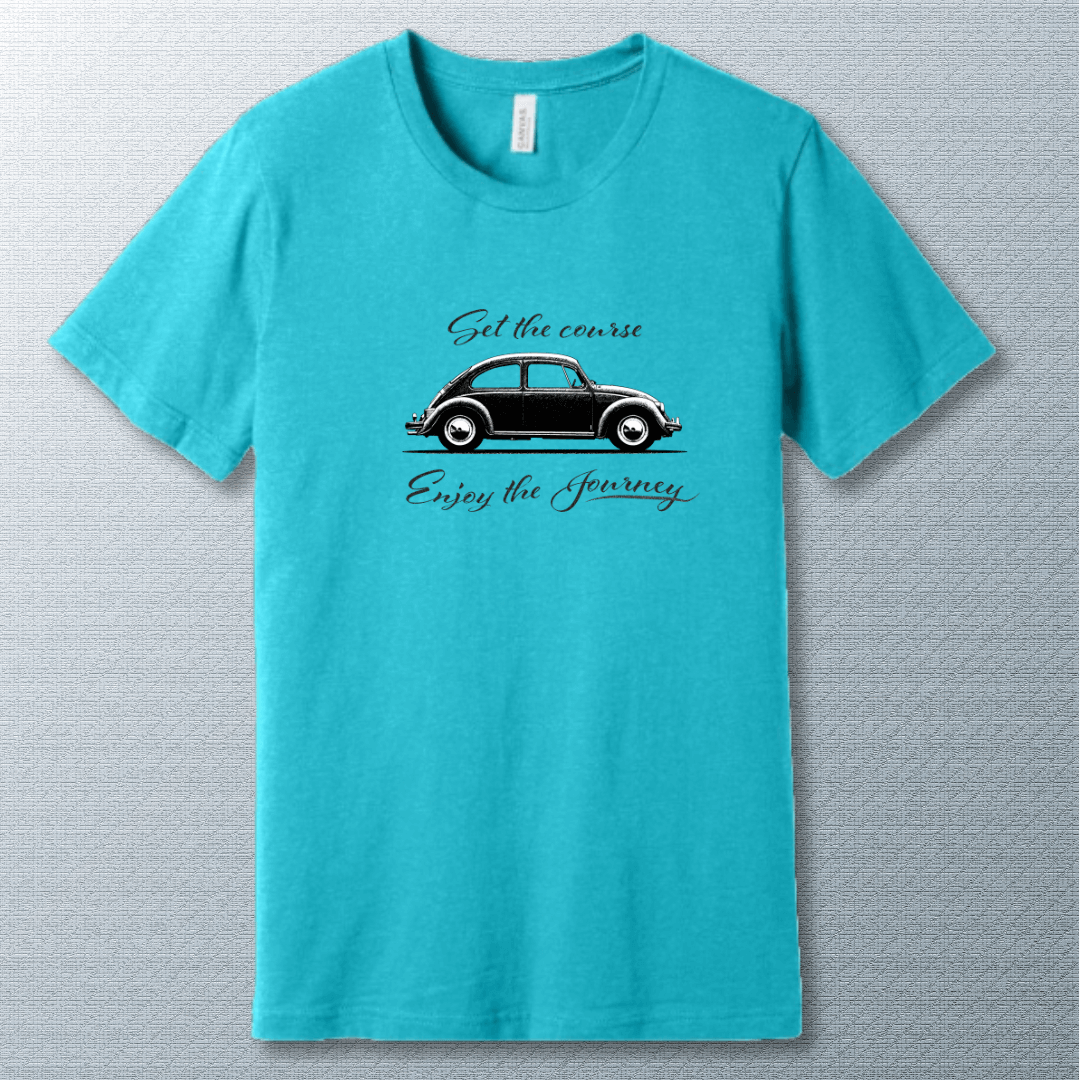 Set the Course T-Shirt – Enjoy the Journey Design