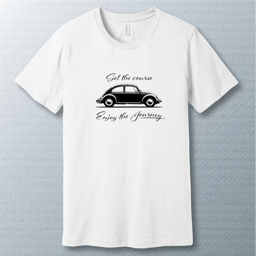 Set the Course T-Shirt – Enjoy the Journey Design