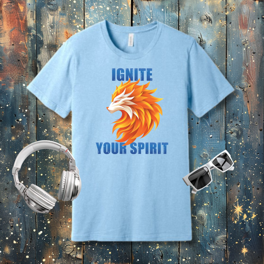 Ignite your spirit Wolf of fire - T-shirt