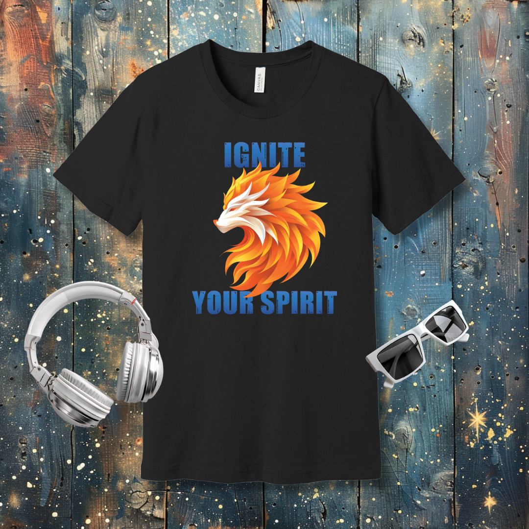 Ignite your spirit Wolf of fire - T-shirt