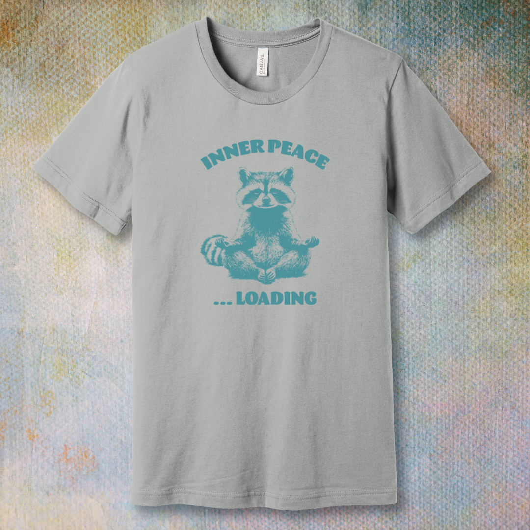 Inner Peace - Meditative Raccoon T-Shirt