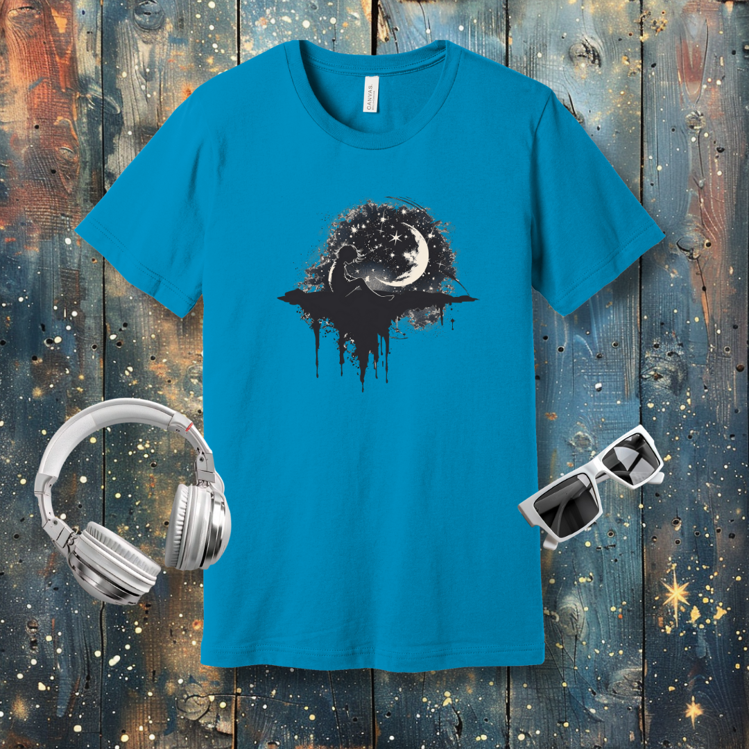 Kid talking to the stars - T-shirts