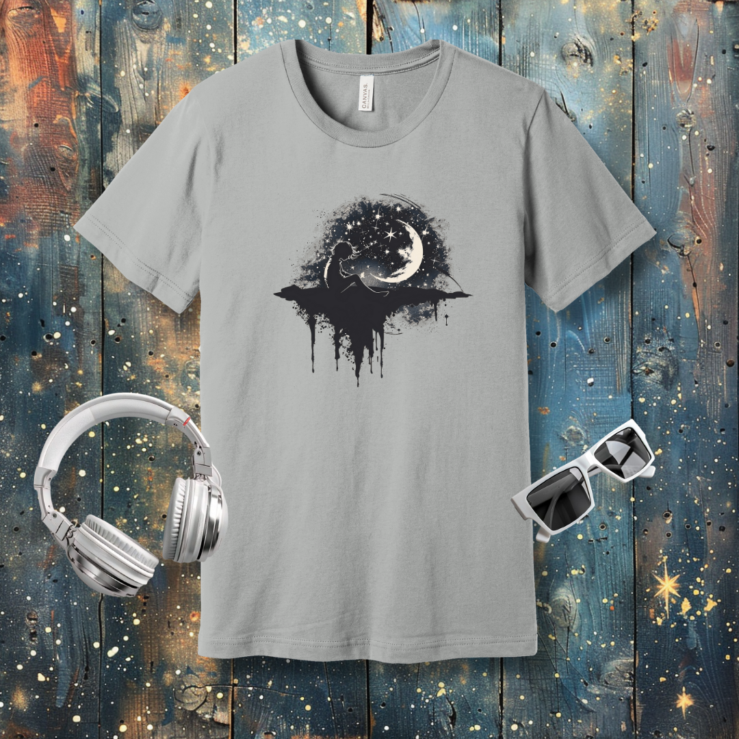 Kid talking to the stars - T-shirts