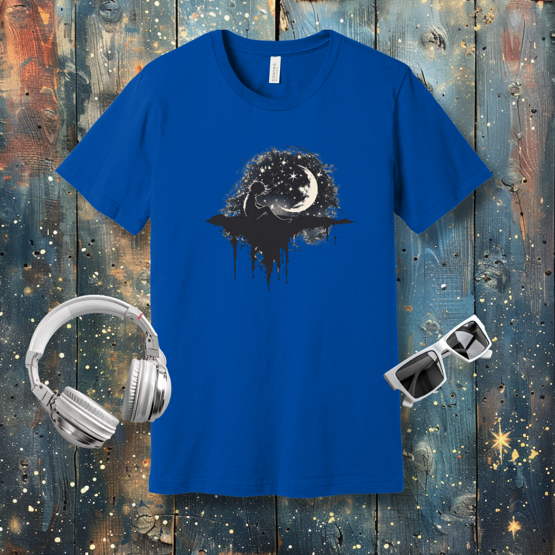 Kid talking to the stars - T-shirts