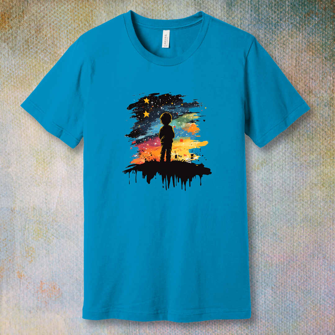 Looking at the stars - T-shirt