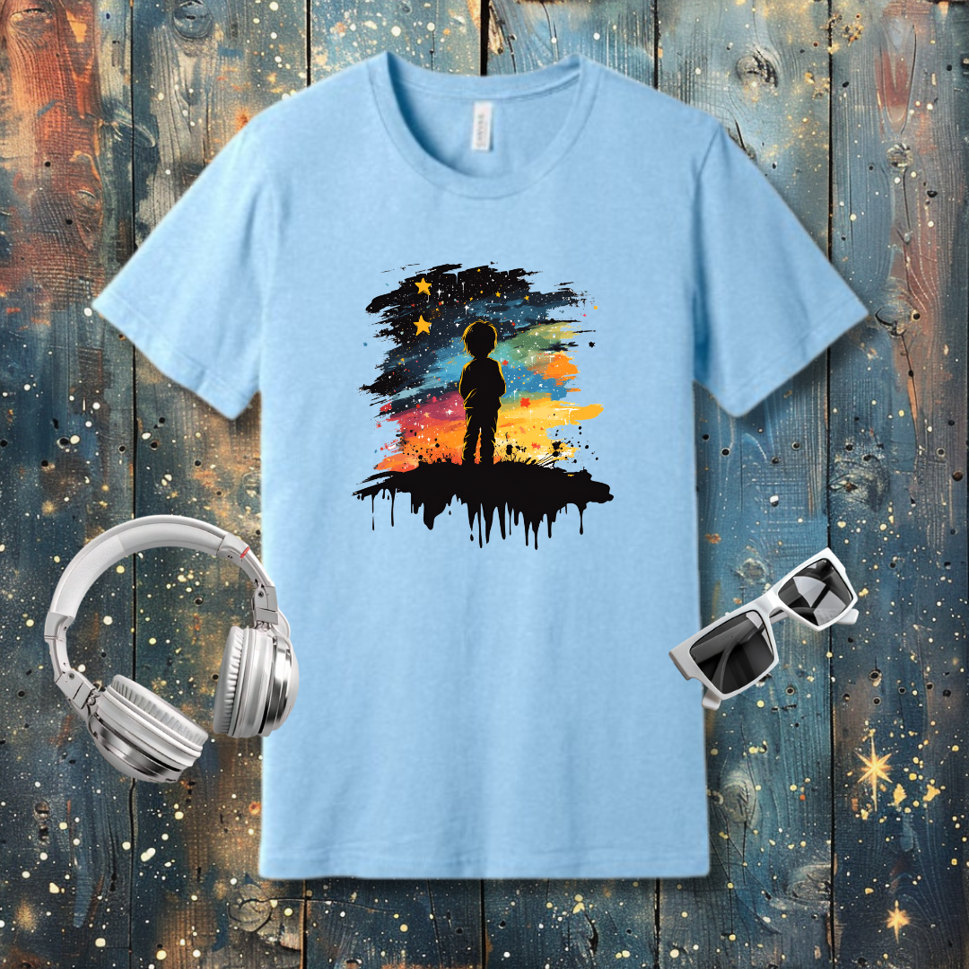 Looking at the stars - T-shirt