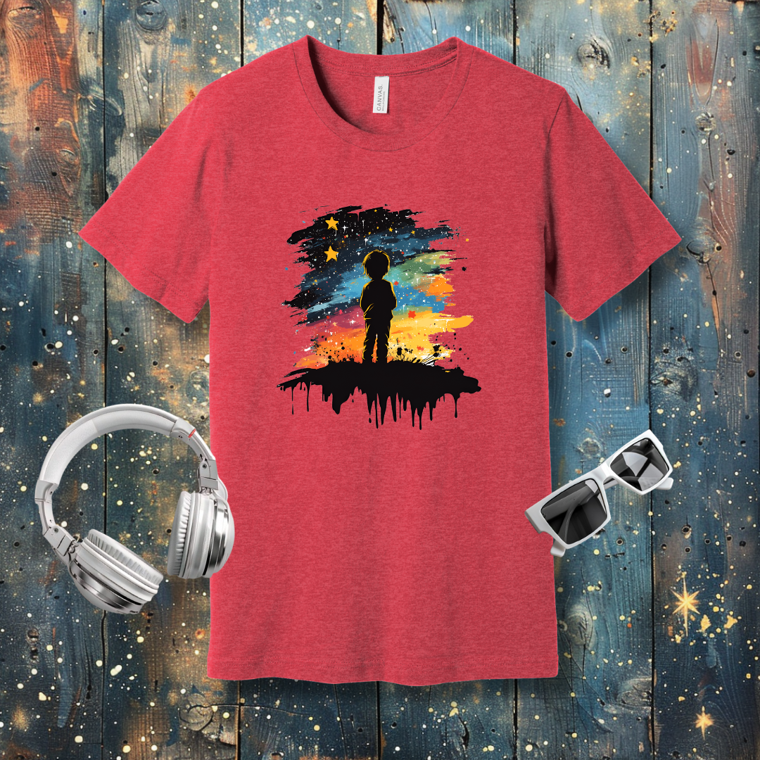 Looking at the stars - T-shirt