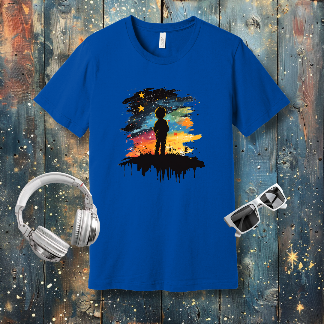 Looking at the stars - T-shirt