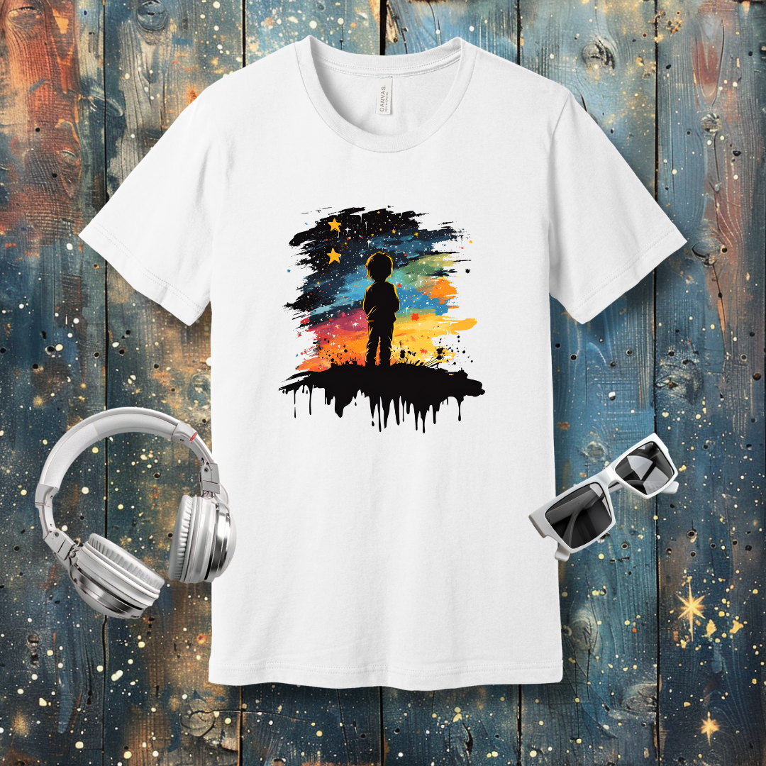 Looking at the stars - T-shirt