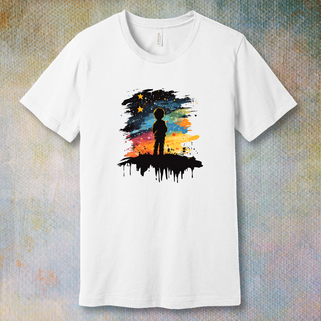 Looking at the stars - T-shirt