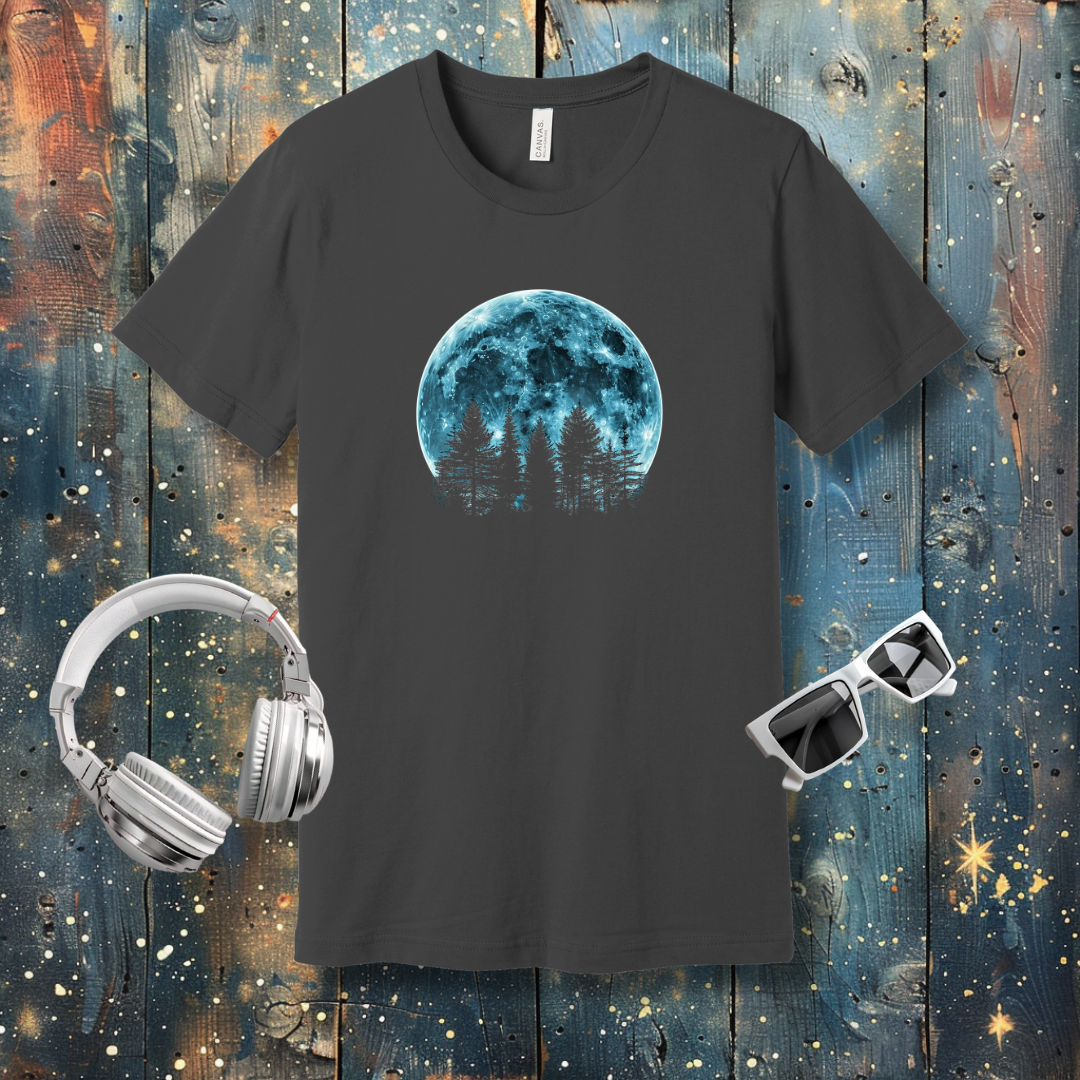 The moon and the forest - T-shirt