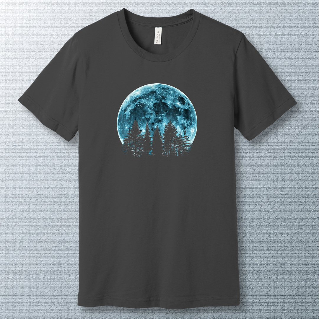 The moon and the forest - T-shirt