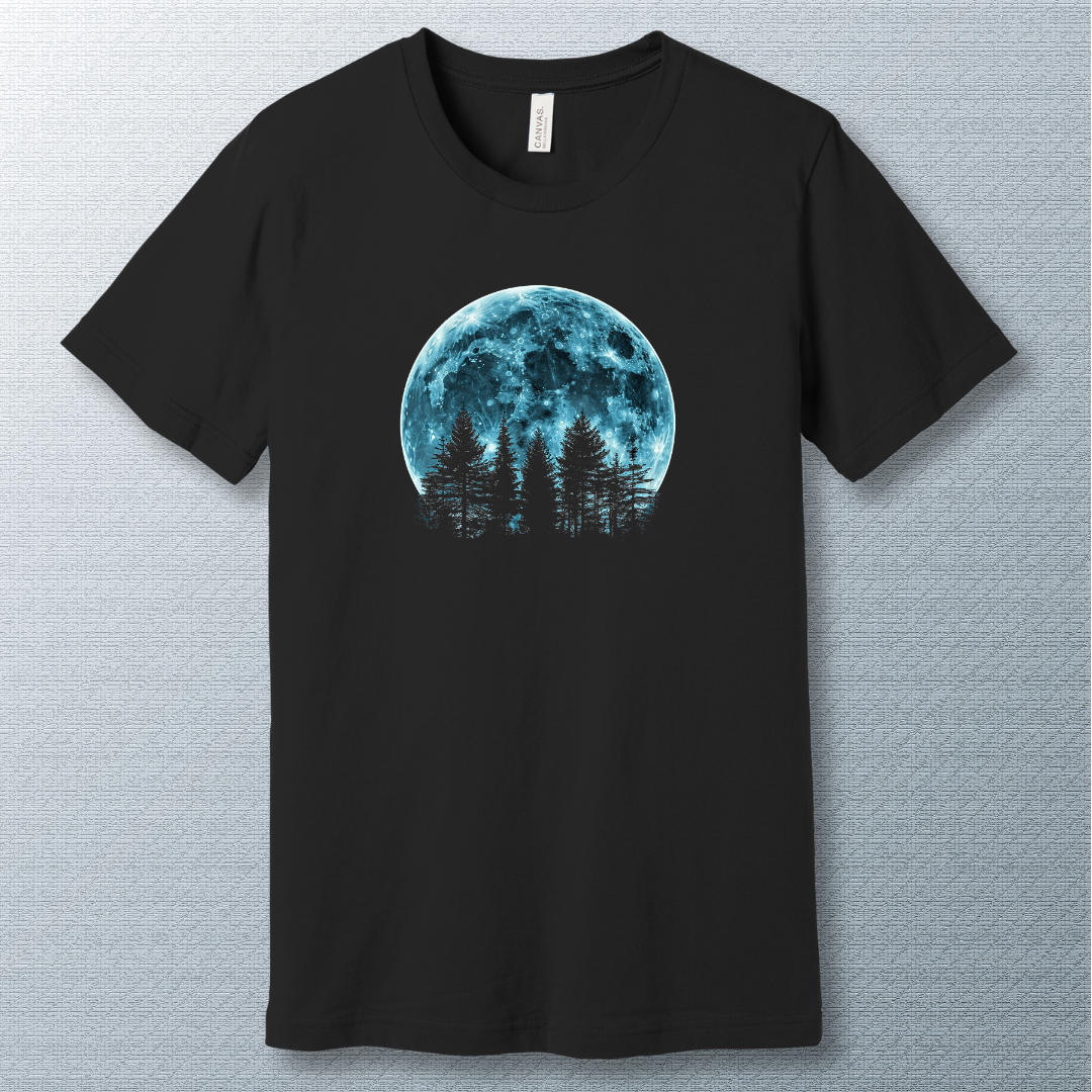 The moon and the forest - T-shirt