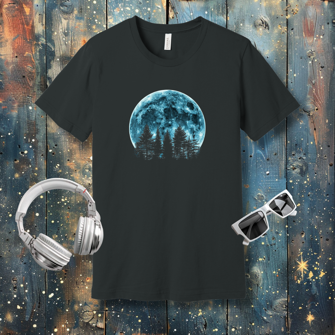 The moon and the forest - T-shirt