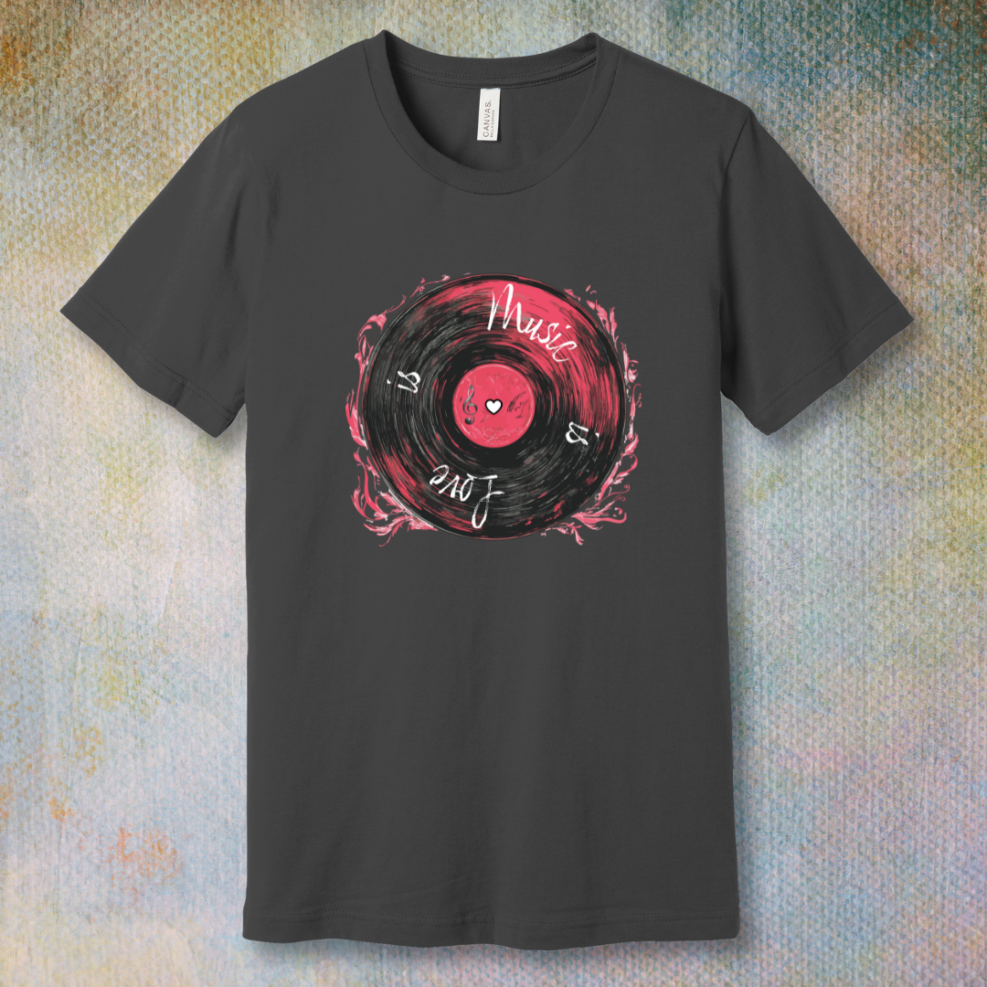 Music is Love - T-shirt