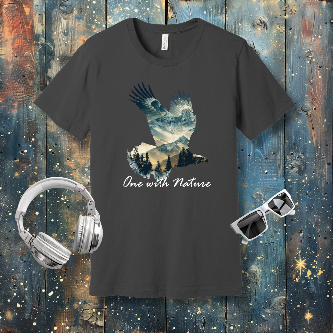 One with nature - Eagle - T-shirt