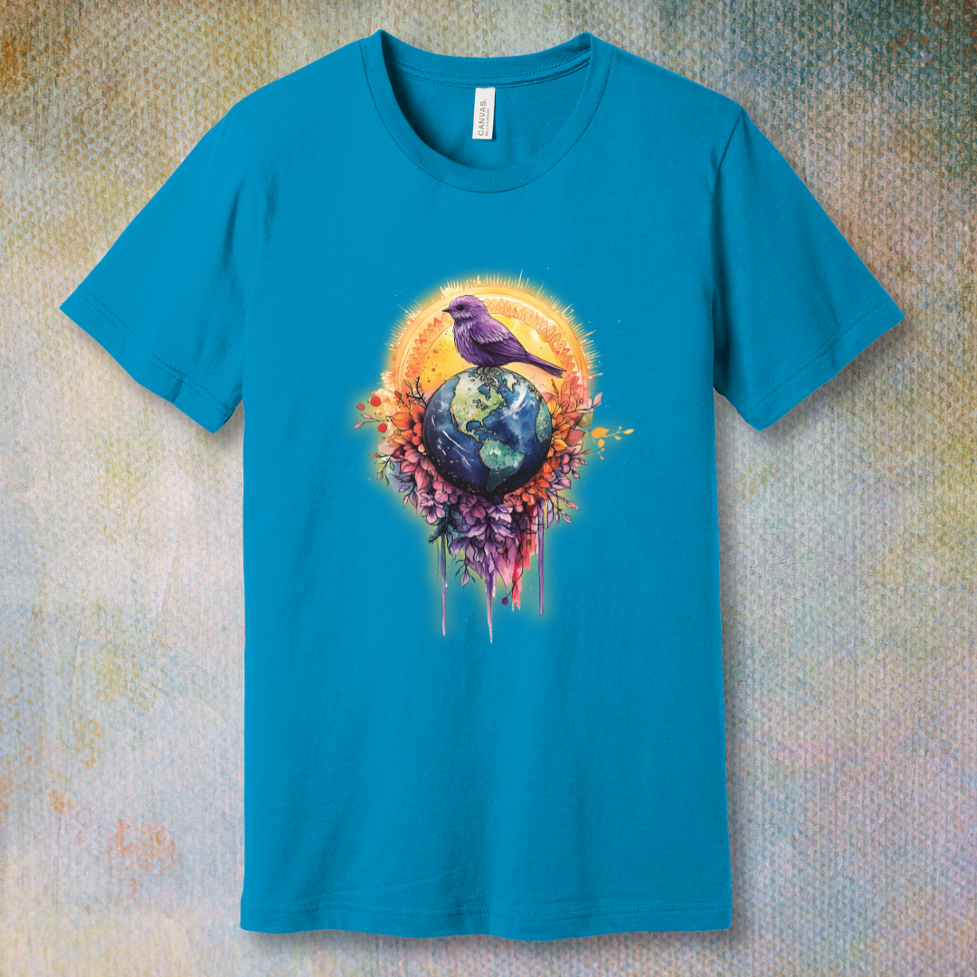 Peaceful Earth T-Shirt – Soulful Planet Design