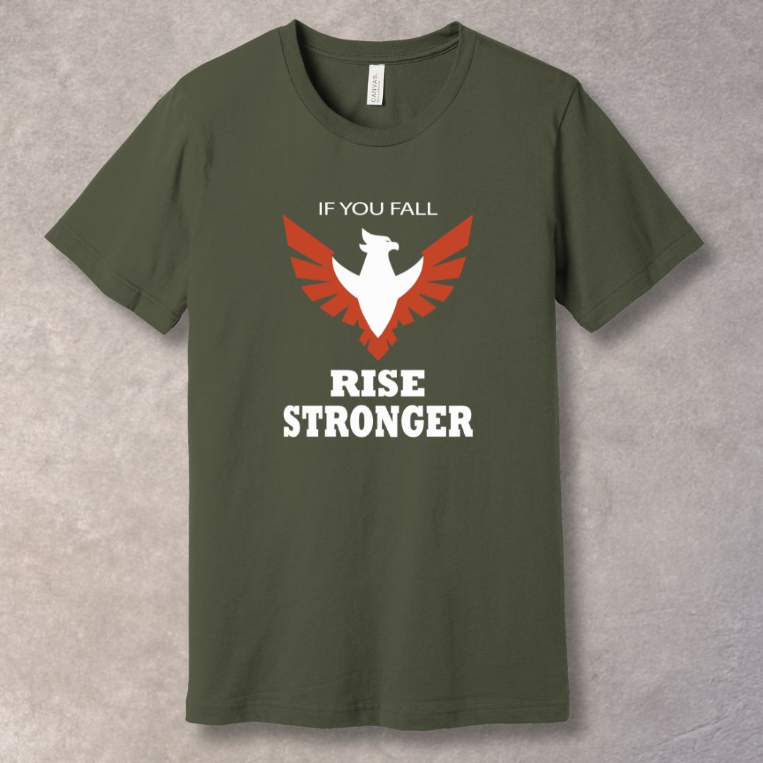Rise Stronger - Phoenix Symbol T-Shirt