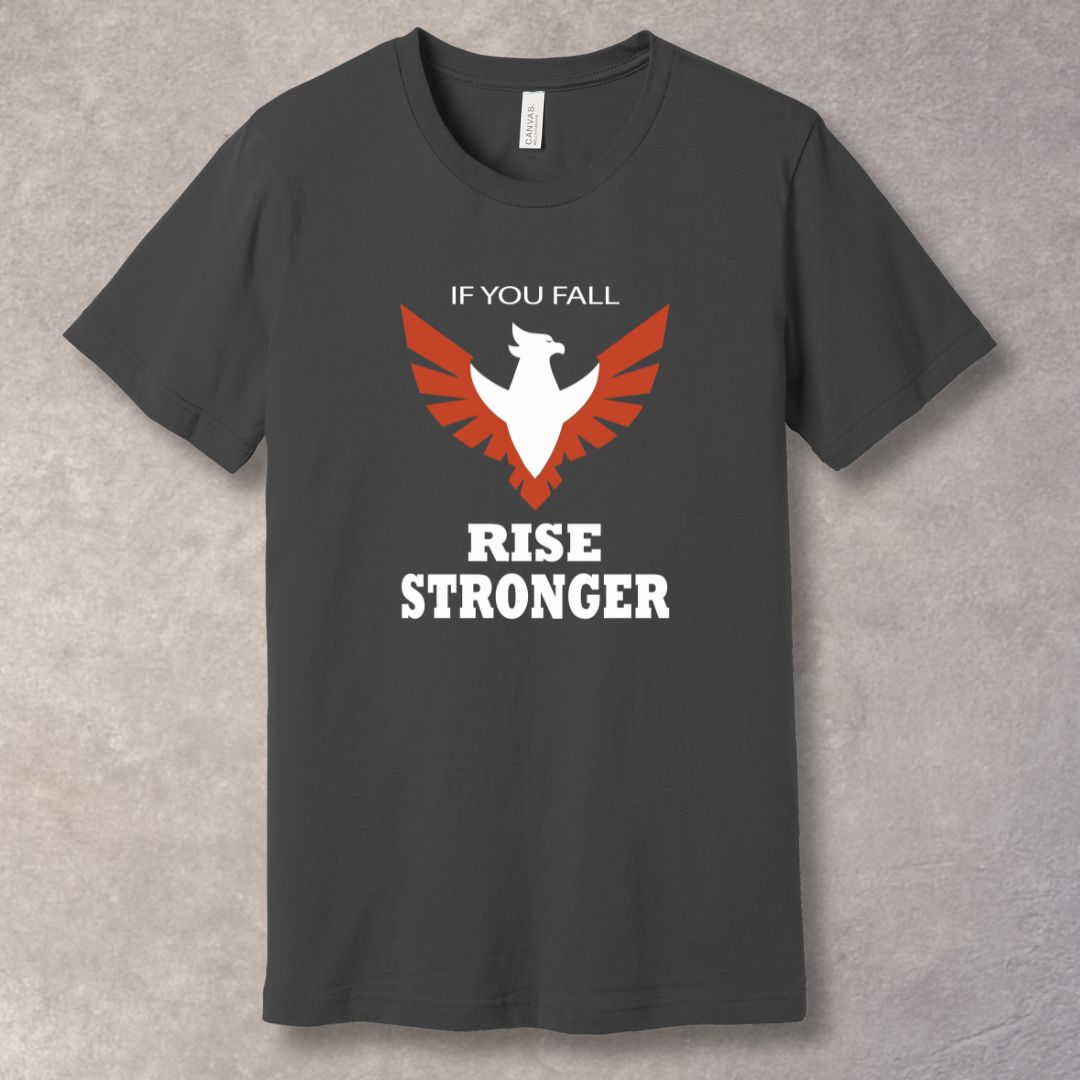 Rise Stronger - Phoenix Symbol T-Shirt