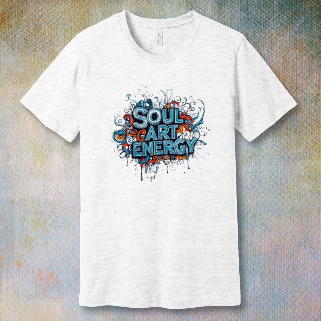 Soul Art Energy – Bold & Expressive Graphic Tee