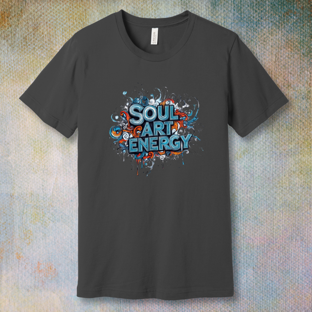 Soul Art Energy – Bold & Expressive Graphic Tee