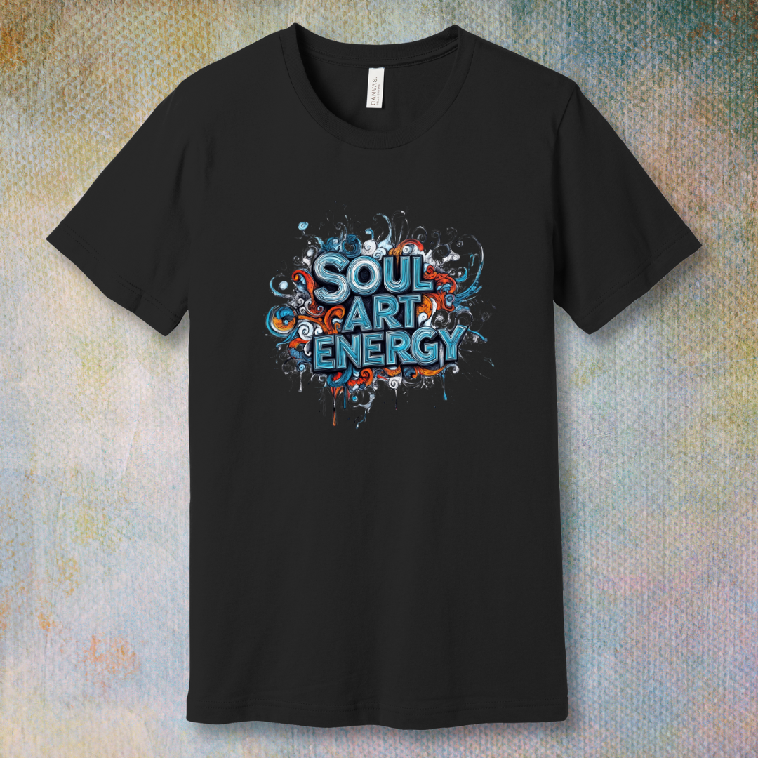 Soul Art Energy – Bold & Expressive Graphic Tee