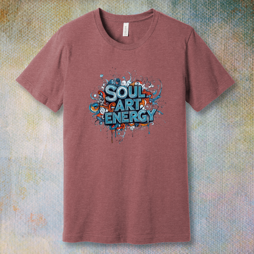 Soul Art Energy – Bold & Expressive Graphic Tee