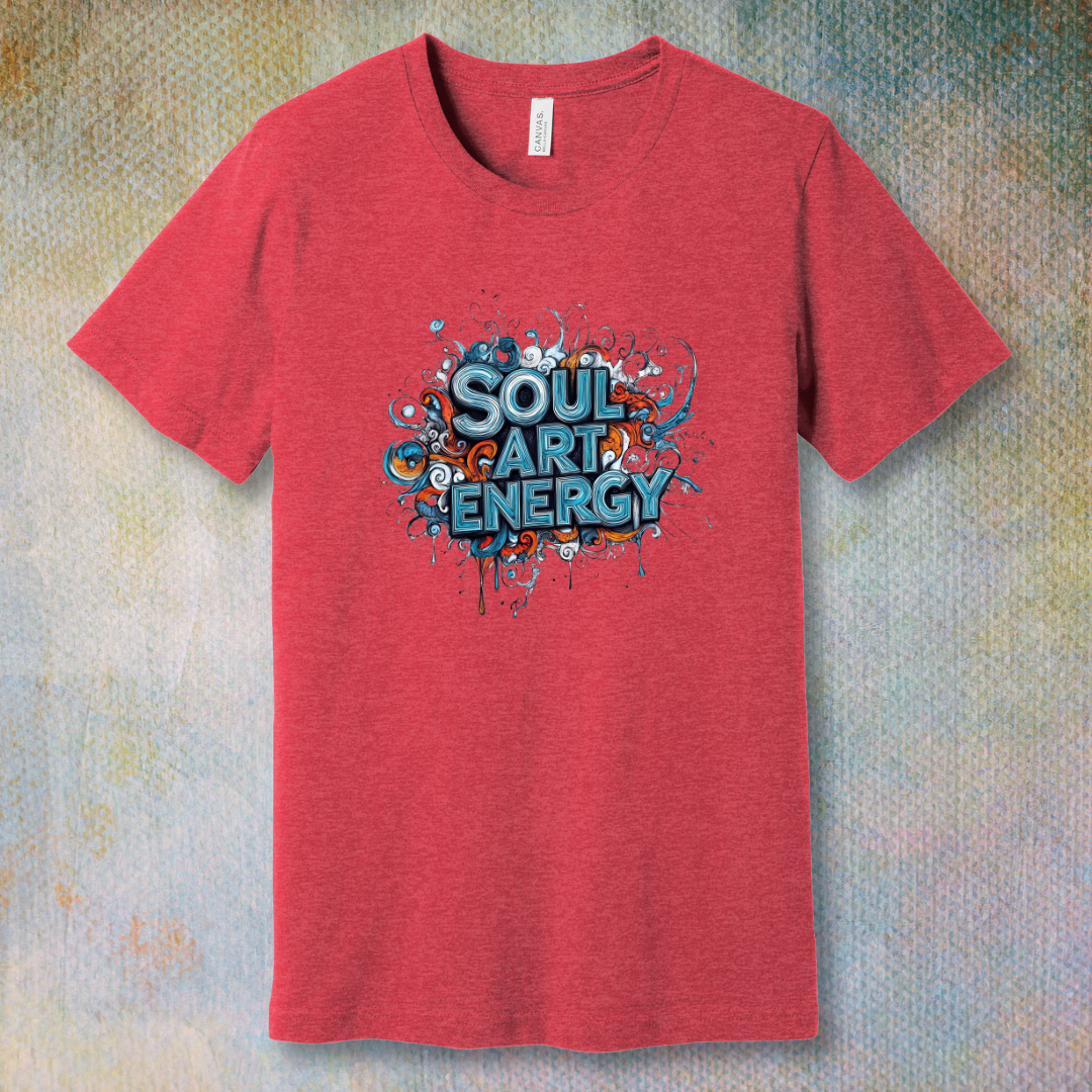 Soul Art Energy – Bold & Expressive Graphic Tee