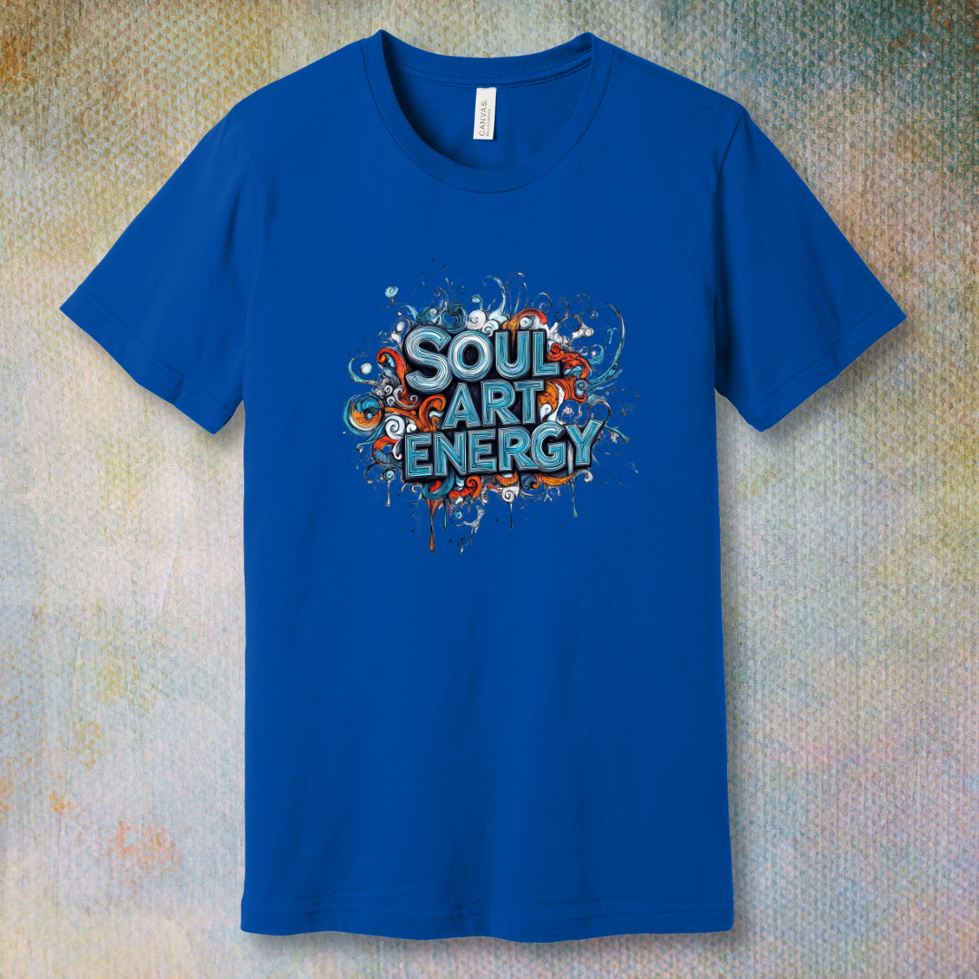 Soul Art Energy – Bold & Expressive Graphic Tee