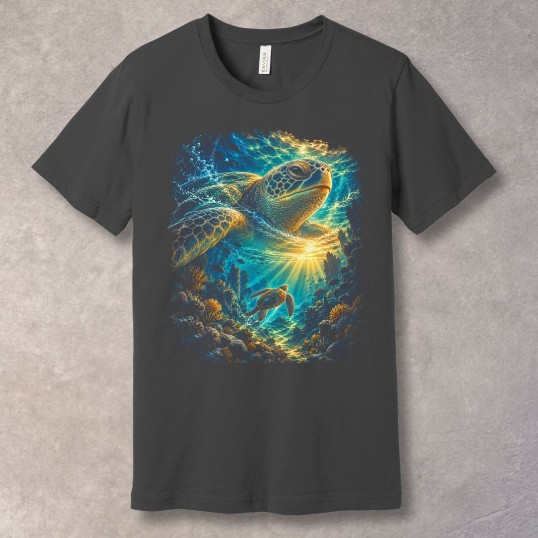 Trust Your Journey T-Shirt – Sea Turtle Graphic Tee