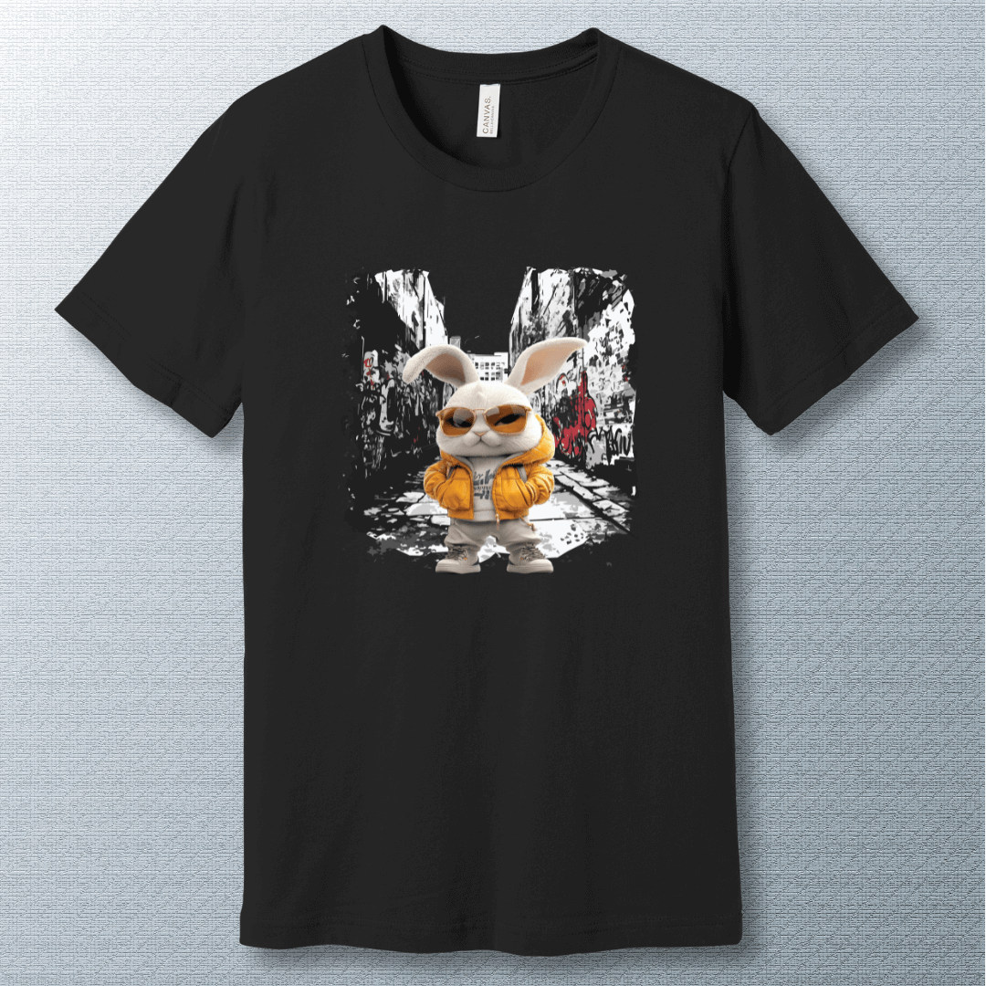 Urban Bunny Graphic T-shirt