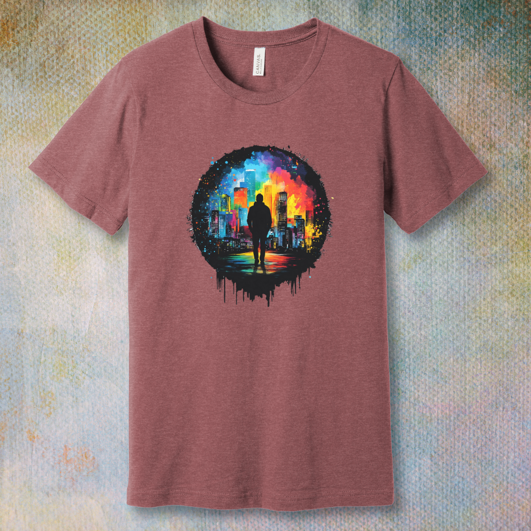 Into the vibrant city - T-shirt