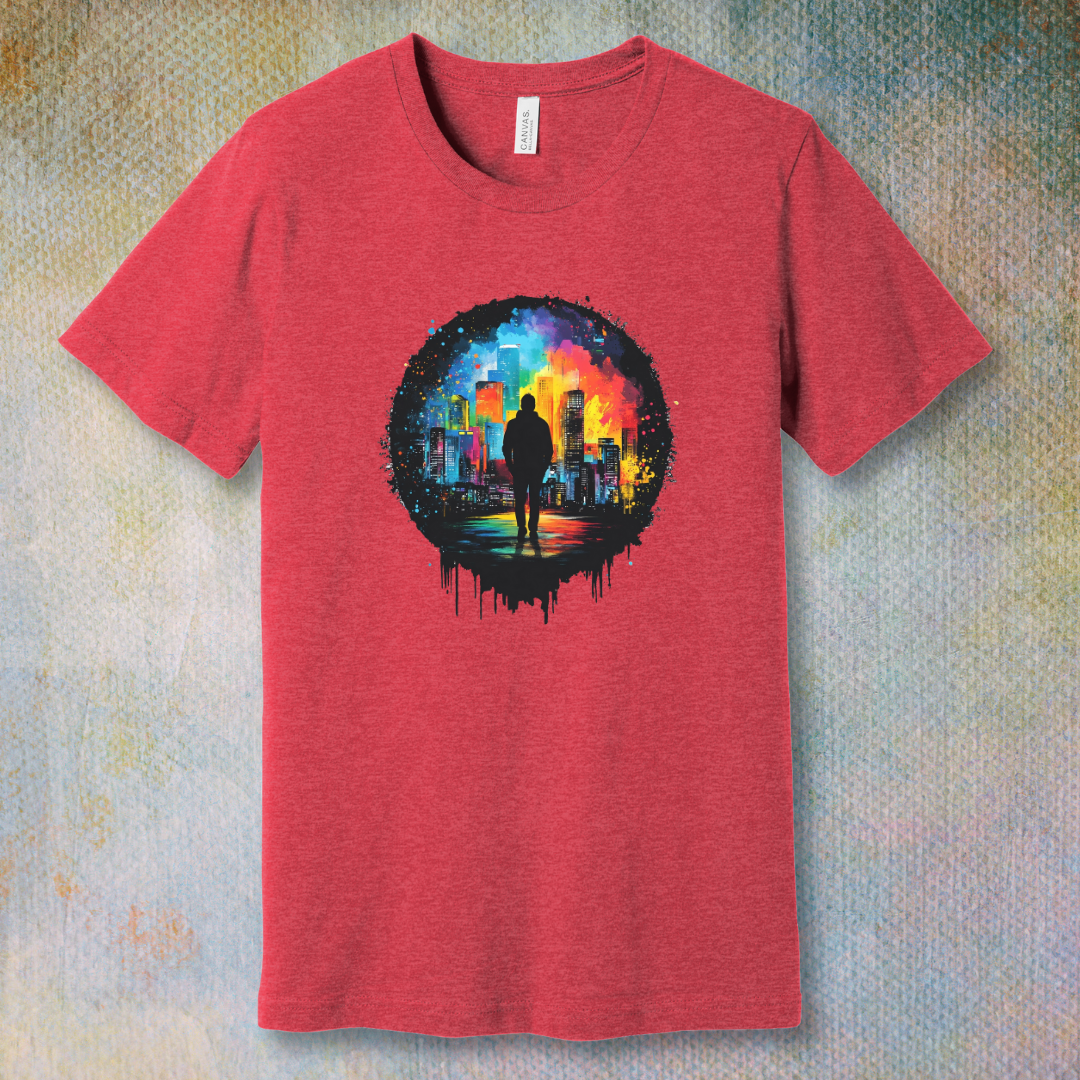 Into the vibrant city - T-shirt